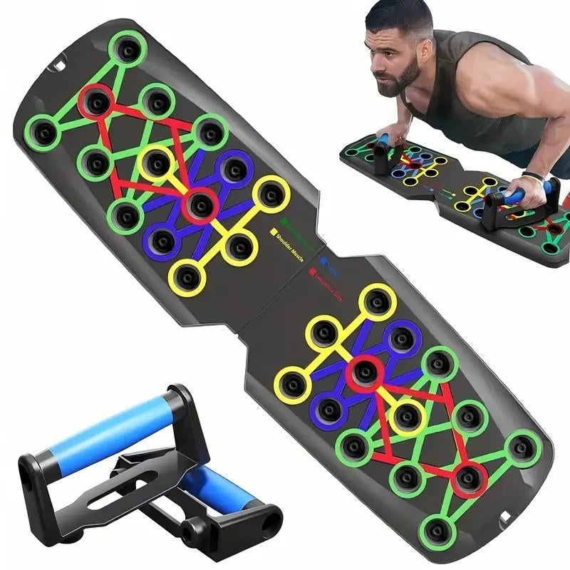 Ultimate Collapsible Pushup Plate - Home Fitness Essential & Perfect Gift for Men