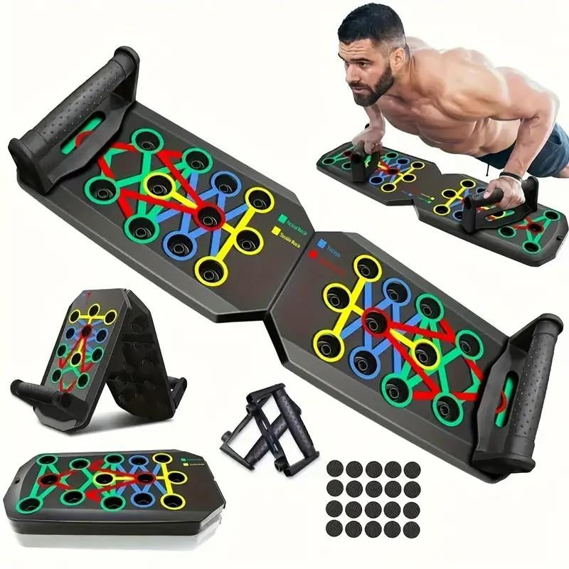 Ultimate Collapsible Pushup Plate - Home Fitness Essential & Perfect Gift for Men