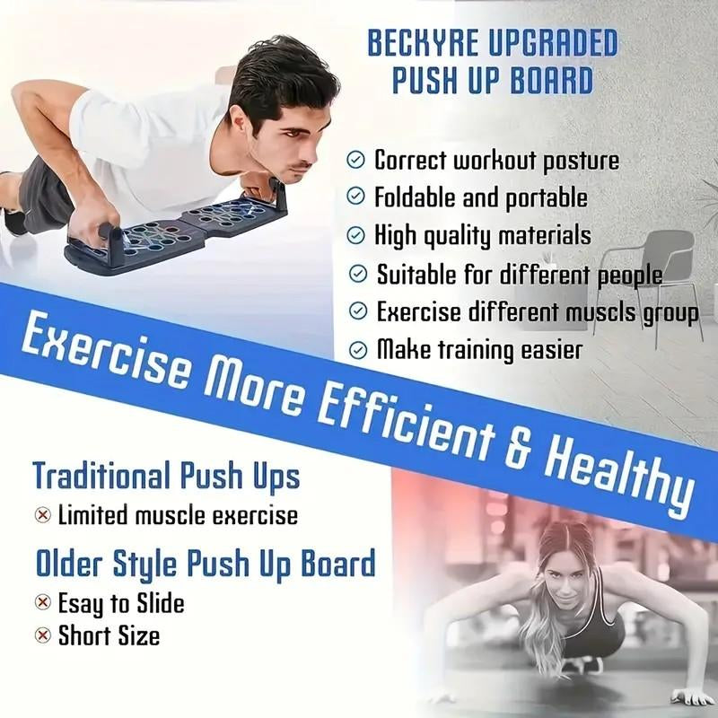 Ultimate Collapsible Pushup Plate - Home Fitness Essential & Perfect Gift for Men