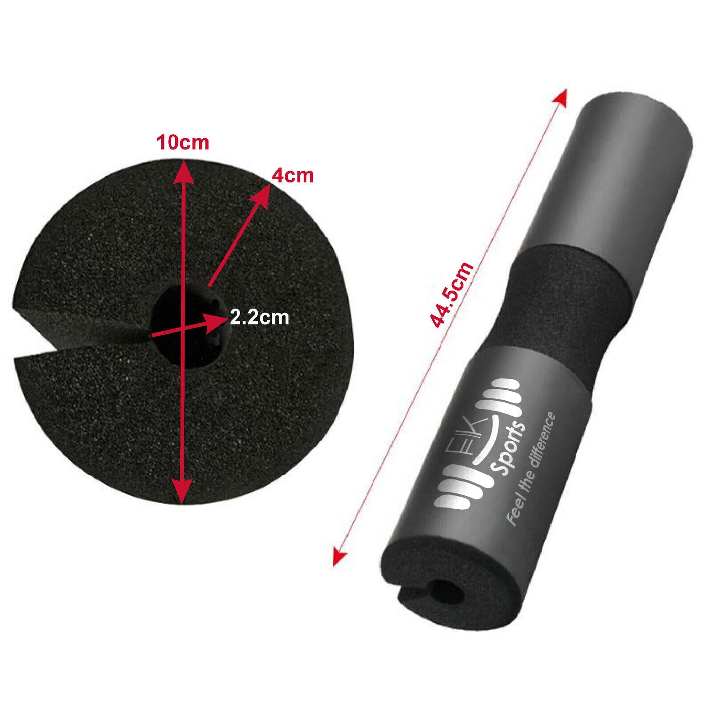 Ultimate Barbell Pad for Weight Lifting - Squat Bar Foam Padding for Neck & Shoulder Protection