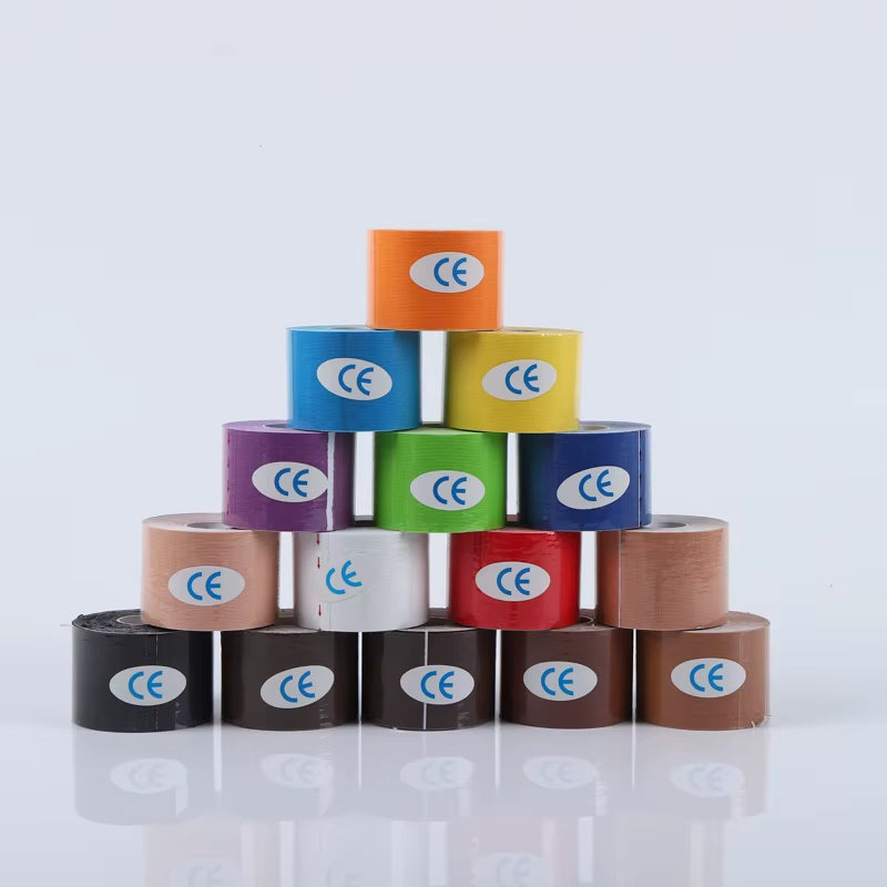 Sports Waterproof Kinesiology Tape Stickers Athletic Bandage Muscle Recovery Protector Strapping Pain Relief Tennis Gym