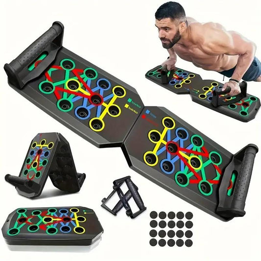Ultimate Collapsible Pushup Plate - Home Fitness Essential & Perfect Gift for Men