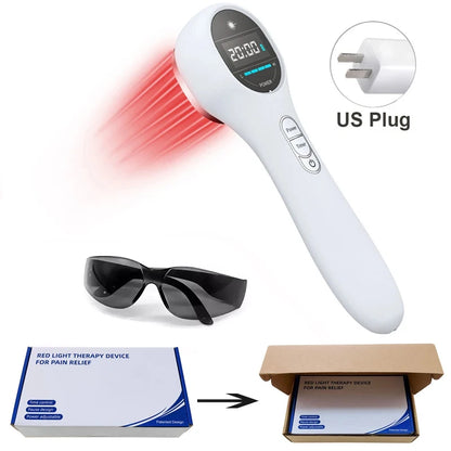 NEW 650Nm & 808Nm Low-Level Laser Device Cold Laser for Pain Relief & Physical Therapy Health Care