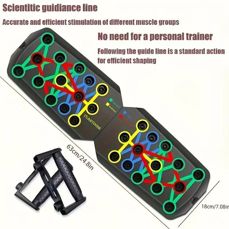 Ultimate Collapsible Pushup Plate - Home Fitness Essential & Perfect Gift for Men
