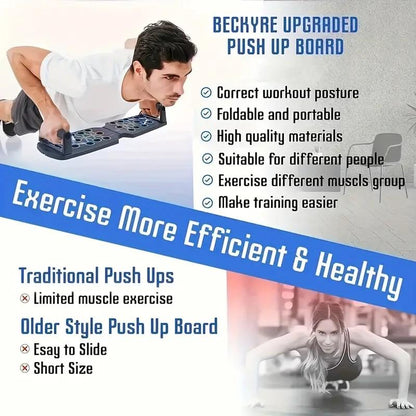 Ultimate Collapsible Pushup Plate - Home Fitness Essential & Perfect Gift for Men