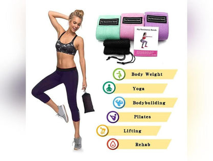 Ultimate Resistance Bands Set - Trio for Total Body Workouts