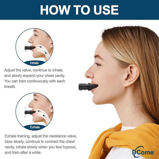 Enhance Your Endurance: 2-Pack Running Breathing Trainer for Optimal Lung Performance and Fitness Training